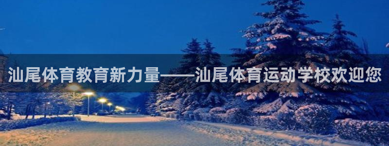 MK体育官网下载娱乐：汕尾体育教育新力量——汕尾体育运动学校