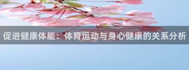 MK体育官方正版app新能源：促进健康体能：体育运动与身心健